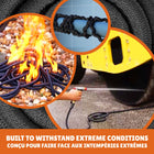Big Boss XHose Pro Expandable Garden Hose -Heavy Duty & Flexible - 25 ft-Kink Free -the body of the hose is encased in a structured DAC-5 fiber outer layer and allows for a consistent, steady and high-pressure water output yet is memoryless, meaning it will lay flat, resist kinks, can coil easily and store effortlessly