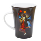 Oscardo A Skirt with a Story by Emily Kewageshig Porcelain Mug - 295ml-Slender Shape Porcelain Mug - Holds 295ml / 10 oz, ideal for coffee, tea, and hot beverages