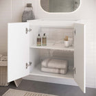 Modway Bryn 24" Wall-Mount Bathroom Vanity - White-Soft-Close Doors
