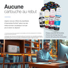 Epson - Imprimante multifonction couleur sans fil EcoTank ET-4950 à réservoirs d’encre géants – Blanc-L’imprimante à réservoirs d’encre géants la plus vendue au monde: Epson a inventé les imprimantes EcoTank pour révolutionner la façon d’imprimer. nous avons vendu 100 millions d’imprimantes EcoTank dans le monde entier et il s’agit de notre 7e génération d’imprimantes sans cartouches