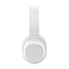 Basic Tech Wired Over The Ear Foldable Headphones - White-Foldable sleek headphones