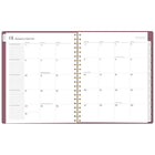 Cambridge 2027 Large Weekly/ Monthly Planner 11-¼" H x 9" W - Workstyle Focus - Bilingual-Durable poly cover with gold foil accents