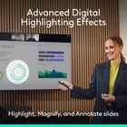 Logitech Spotlight 2 Presentation Remote - Laser Pointer - Graphite-Customizable actions: Take advantage of the Action Button to assign your most-used shortcuts like start, pause, and mute with a single click using the Logi Options+ App