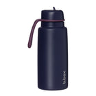 b.box Insulated Flip Top - 1 L - Harry Potter-Flip top lid for free-flow drinking with stainless steel straw inside