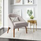 Zuo Carter Accent Chair - Grey-Chair Weight Capacity: Supports up to 250 lb
