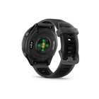 Garmin Forerunner 570 Smartwatch - 47mm - Slate Grey Aluminum with Translucent Black/Black Band-AMOLED DISPLAY AND ALUMINUM BEZEL - This is our brightest AMOLED touchscreen display with button controls and an aluminum bezel available in 42 mm and 47 mm sizes.