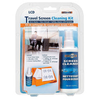 Emzone Travel Screen Cleaning Kit with Spray - Cloth & Wipes - 12 pack-Helps remove smudges, fingerprints and dirt