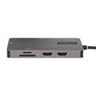 Startech USB C Multiport Adapter - Dual HDMI Video - 4K 60Hz - 2Pt 5Gbps USB-A Hub - 100W Power Delivery Pass-Versatile power: USB bus powered or via external USB-C power adapter. 100W USB Power Delivery 3.0 pass through w/15W reserved for adapter to avoid video flickering, device dropouts, or overdrawing power common in other hubs. up to 85W for laptop charging