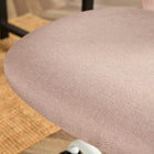 Homy Casa Fabric Task Chair - Baby Pink-360 degree swivel and pneumatic seat-height adjustment