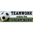 Ashley Productions The Original Fun Mat Mat Runner - 15.5" x 47" - Soccer Teamwork-Measurements and Design: The Soccer Teamwork Mat Runner measures 15.5" x 47".