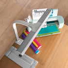 OttLite Extra Wide Area LED Clamp Lamp - Clearsun - Silver-Flexible neck holds the lamp in a variety of positions