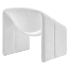 Modway Vivi Chenille Upholstered Accent Chair - Frost-Fully Assembled
