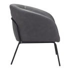 Zuo Quinten Accent Chair - Vintage Grey-3 year limited warranty