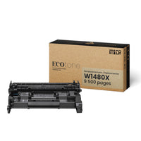 Ecotone NON-OEM HP W1480X MICR Remanufactured Toner Cartridge - High Yield - Black-Colour: Black