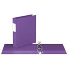 Davis Group Premium Economy Binder - D Ring - 1.5" - Purple - 6 Pack-1.5"