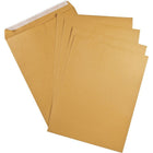 Staples Heavyweight Catalogue Envelopes with QuickStrip Flap - 12" x 15-1/2" - Kraft Brown - 50 Pack-QuickStrip closure fastens without moisture for easy use and a more efficient seal