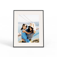 Aura Aspen Digital Photo Frame - Ink-12" dual-orientation frame with included frame stand