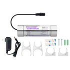 iSpring UVF8 LED UV Water Filter Add-On Kit for Under Sink Systems-Keep your water Safe with an Efficient System Add-on: The iSpring UVF8 LED UV water filter effectively cleans your water from harmful substances. The wavelength of UV-C light can quickly alter the molecular structure of harmful substances, rendering them inactive and unable to reproduce. Unlike traditional mercury-vapor lamps, it does not require a warm-up time and can achieve 99.9% success in eliminating harmful contaminants in just 2 secon