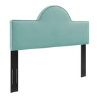 Modway Dawn Performance Velvet Twin Headboard - Mint-Velvet Twin Headboard