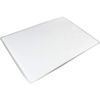 Viztex Tempered Glass Dry Erase Whiteboard - 17" x 23" - Polar White-Dual Purpose Magnetic Tempered Glass Dry-Erase Board with durable writing surface will not stain or ghost under normal use. High-Power Magnet Required