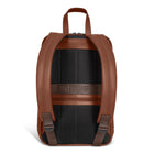 Champs Onyx Leather Classic Backpack - Brown-Adjustable air-mesh shoulder straps