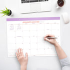 Mead 2027 Colour Pop Desk Pad - 17" x 22" - Bilingual-Bilingual
