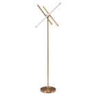 Zuo Garza Floor Lamp - Brass-MAX 12W Integrated LED