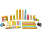 Tegu Magnetic Wooden Blocks - Tints - 42 Piece Set-The 42-Piece Set is a large building set that allows for big and tall creations