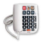 Ooma Family Phone Bundle with Photo Dial and Internet Home Phone Service - White-Pre-program 911 to reach emergency services at the touch of a button, stay safe knowing your exact registered address is sent to dispatchers when 911 is called, ​receive a text alert when 911 is dialed from the home