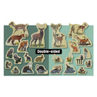 Yellow Door Woodland Animal Families Wooden Characters 12-Piece Set-There are also clues to the habitats of the animals, providing a stimulus for discussion and the sharing of ideas.