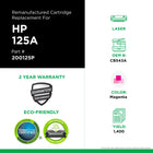CIG HP 125A Remanufactured Toner Cartridge - Standard Yield - Magenta-Environmentally Friendly: Remanufactured from an original HP recycled cartridge