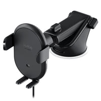 iOttie Auto Sense 2 Wireless Dash & Windshield Mount for Mobile Phones-Mount your phone in seconds thanks to the proximity sensor. Simply place your device near the mount cradle to engage the servo motor and the arms will automatically close for a secure hold. To retrieve your phone, simply tap one of the release buttons located on either side of the cradle