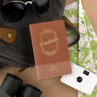 Mead Moments Travel Journal - 3-1/2" X 5-1/12" - 48 Pages-Style that travels well. Features a brown cover with gold detailing and 48 pages with space to record up to 20 unforgettable trips.