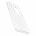 OtterBox Symmetry Clear Magnets Case for Samsung Galaxy S25+ - Clear with Blue Tint-Built-in magnets align perfectly for up to 15W of Fast Charge with Qi2 wireless chargers
