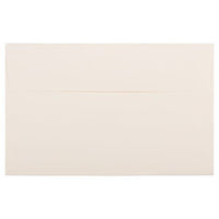JAM Paper A10 Strathmore Invitation Envelopes - 6" x 9.5" - Natural White Linen - 50 Pack (900789414I)-Natural White Linen Strathmore Paper Envelope
