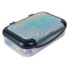 ZIPIT Recycled Plastic Pencil Case - Large Capacity Pencil Case for Girls - Glitter Design-Inspire young minds: This unique, recycled plastic pencil case is designed to spark imagination and bring joy to everyday learning. The fun design is embedded in the lid and will always stand out, without ever peeling off
