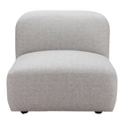 Zuo Biak Middle Chair - Grey-Comfy and durable polyester fabric