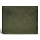 Champs Camo Leather Top Wing Wallet - Green-2 slot pockets