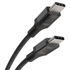 Scosche 6' StrikeLine Magnetic USB-C TO USB-C - Black-Magnets allow for an adjustable cable diameter