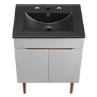 Modway Harvest 24" Bathroom Vanity - Grey/Black-8