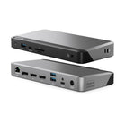 ALOGIC DX3 Triple 4K Display Universal Docking Station with 100W Power Delivery-Supports up to three 4K (5120x2880 @60Hz) video outputs