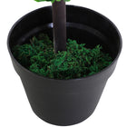 Outsunny 44" Artificial Boxwood Topiary Ball Tree - Dark Green - 2 Pack-Low maintenance required 