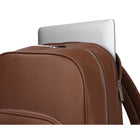 Bugatti Wellington Business Backpack for Laptops up to 15.6" - Cognac-Front exterior quick-access slip pocket