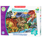University Games The Learning Journey Jumbo Floor Puzzles: Dinosaurs - DinosaurRecognition Puzzle For Kids - Fun Dinosaur Puzzle With Prehistoric Animals-Increase concentration & focus