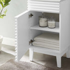 Modway Render 18" Bathroom Vanity Cabinet - White-8" Centerset Holes