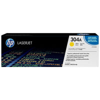 HP 304A (CC532A) Yellow Original LaserJet Toner Cartridge-Colour: Yellow