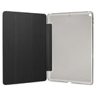 Spigen Smart Fold for 10.5" iPad - Black-Cover has a stylish PU leather exterior with soft microfiber interior