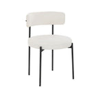 Plata Imports Federica II Boucle Chair-Soft, textured looped fabric upholstery