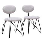 Zuo Novi Dining Chair - Dove Grey - Set of 2-Assembly not required