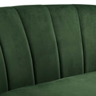 Modway Prospect Channel Tufted Performance Velvet Armchair - Emerald-Assembly Required